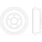Order Rear Brake Drum by HELLA PAGID - 355300431 For Your Vehicle