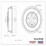 Order ULTRA - 85188 - Rear Brake Drum For Your Vehicle