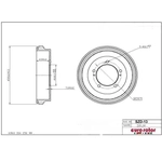 Order EUROROTORS - SZD13 - Brake Drum For Your Vehicle