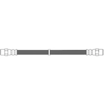 Order Rear Brake Hose by CENTRIC PARTS - 150.34306 For Your Vehicle
