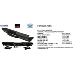 Order Rear Bumper Face Bar - FO1102257DSC For Your Vehicle
