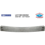 Order Rear Bumper Reinforcement - LX1106125DSC For Your Vehicle