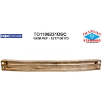 Order Rear Bumper Reinforcement - TO1106231DSC For Your Vehicle