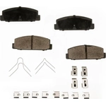 Order Rear Ceramic Pads by AGNA BRAKES - CXD482 For Your Vehicle