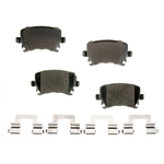 Order AGNA BRAKES - PLD1108C - Rear Ceramic Disc Brake Pad Set For Your Vehicle