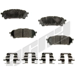 Order Rear Ceramic Pads by AGNA BRAKES - CXD1004 For Your Vehicle