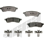Order Rear Ceramic Pads by AGNA BRAKES - CXD1030 For Your Vehicle