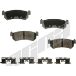 Order Rear Ceramic Pads by AGNA BRAKES - CXD1036 For Your Vehicle