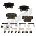 Order Rear Ceramic Pads by AGNA BRAKES - CXD1057 For Your Vehicle