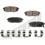 Order Rear Ceramic Pads by AGNA BRAKES - CXD1124 For Your Vehicle
