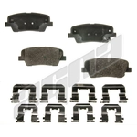 Order Rear Ceramic Pads by AGNA BRAKES - CXD1284 For Your Vehicle