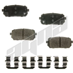 Order Rear Ceramic Pads by AGNA BRAKES - CXD1296 For Your Vehicle