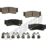 Order Rear Ceramic Pads by AGNA BRAKES - CXD1297 For Your Vehicle