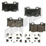 Order Rear Ceramic Pads by AGNA BRAKES - CXD1347 For Your Vehicle