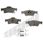 Order Rear Ceramic Pads by AGNA BRAKES - CXD1498 For Your Vehicle