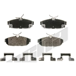 Order Rear Ceramic Pads by AGNA BRAKES - CXD1562 For Your Vehicle