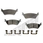 Order Rear Ceramic Pads by AGNA BRAKES - CXD1602 For Your Vehicle