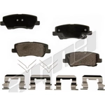 Order Rear Ceramic Pads by AGNA BRAKES - CXD1839 For Your Vehicle