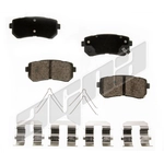 Order Rear Ceramic Pads by AGNA BRAKES - CXD1856 For Your Vehicle