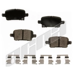 Order Rear Ceramic Pads by AGNA BRAKES - CXD1857 For Your Vehicle