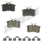 Order Rear Ceramic Pads by AGNA BRAKES - CXD340 For Your Vehicle