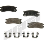 Order Rear Ceramic Pads by AGNA BRAKES - CXD698 For Your Vehicle