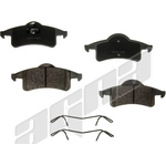 Order Rear Ceramic Pads by AGNA BRAKES - CXD791 For Your Vehicle