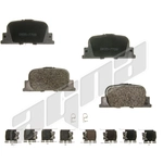 Order Rear Ceramic Pads by AGNA BRAKES - CXD835 For Your Vehicle