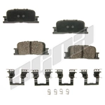 Order Rear Ceramic Pads by AGNA BRAKES - CXD885 For Your Vehicle