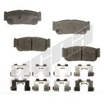 Order Rear Ceramic Pads by AGNA BRAKES - CXD954 For Your Vehicle