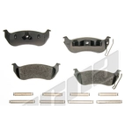 Order Rear Ceramic Pads by AGNA BRAKES - CXD981 For Your Vehicle