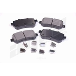 Order Rear Ceramic Pads by AGNA BRAKES - PLD1021C For Your Vehicle