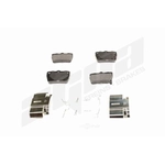 Order Rear Ceramic Pads by AGNA BRAKES - PLD1051C For Your Vehicle
