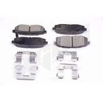 Order Rear Ceramic Pads by AGNA BRAKES - PLD1124C For Your Vehicle