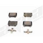 Order Rear Ceramic Pads by AGNA BRAKES - PLD1368C For Your Vehicle