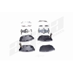 Order Rear Ceramic Pads by AGNA BRAKES - PLD323C For Your Vehicle