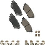 Order Rear Ceramic Pads by AKEBONO - ACT2200 For Your Vehicle