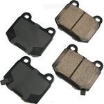 Order Rear Ceramic Pads by AKEBONO - ACT961 For Your Vehicle