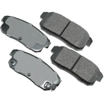 Order Rear Ceramic Pads by AKEBONO - ACT1008 For Your Vehicle