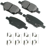 Order Rear Ceramic Pads by AKEBONO - ACT1033 For Your Vehicle