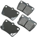 Order Rear Ceramic Pads by AKEBONO - ACT1051 For Your Vehicle