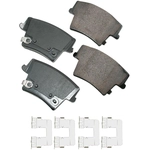 Order Rear Ceramic Pads by AKEBONO - ACT1057 For Your Vehicle