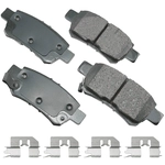 Order AKEBONO - ACT1088A - Rear Ceramic Pads For Your Vehicle