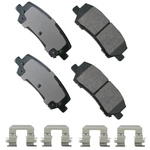 Order Rear Ceramic Pads by AKEBONO - ACT1793 For Your Vehicle