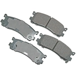 Order Rear Ceramic Pads by AKEBONO - ACT553 For Your Vehicle