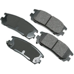Order Rear Ceramic Pads by AKEBONO - ACT580 For Your Vehicle
