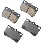 Order Rear Ceramic Pads by AKEBONO - ASP1113 For Your Vehicle