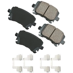 Order Rear Ceramic Pads by AKEBONO - EUR1348B For Your Vehicle