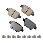 Order AKEBONO - EUR1456 - Rear Ceramic Pads For Your Vehicle