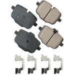 Order Rear Ceramic Pads by AKEBONO - EUR1469 For Your Vehicle